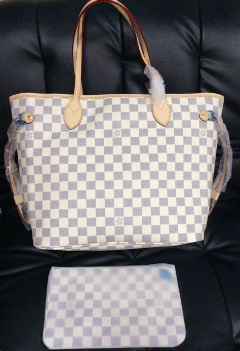 louis vuitton damier neverfull real vs fake|authentic louis vuitton damier azur.